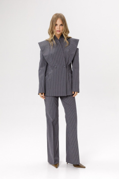 Жакет PiRS 6581 серый - фото 5