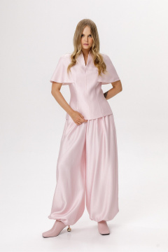 Блуза PiRS 6583 розовый - фото 2