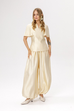 Блуза PiRS 6583 сливочный - фото 4