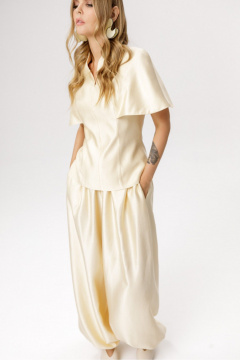 Блуза PiRS 6583 сливочный - фото 2