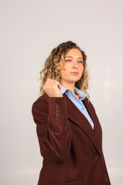 Жакет Dolce Forma GAK-BE-01-25_коричневый - фото 4