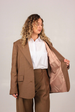 Жакет Dolce Forma GAK-BE-01-25_темно-бежевый - фото 2