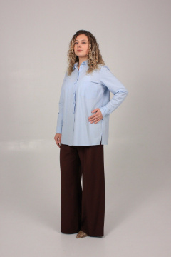 Блуза Dolce Forma BLY-BE-03_голубой - фото 1