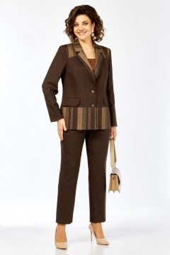 Брюки, жакет Matini 1.1634/1 коричневый - фото 5