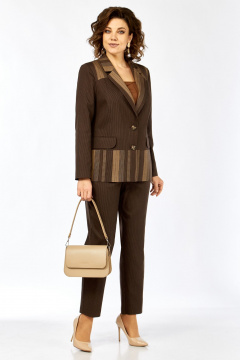 Брюки, жакет Matini 1.1634/1 коричневый - фото 4