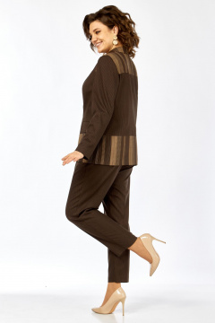 Брюки, жакет Matini 1.1634/1 коричневый - фото 3