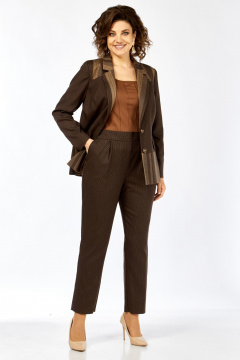 Брюки, жакет Matini 1.1634/1 коричневый - фото 2