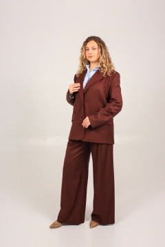 Брюки Dolce Forma BRK-BE-04_коричневый - фото 3