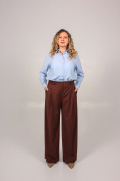 Брюки Dolce Forma BRK-BE-04_коричневый - фото 1