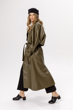 Тренч PiRS 6622 хаки - фото 3