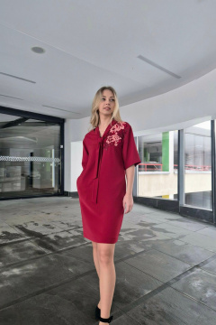 Платье Shymoda 453-26 бордо - фото 1