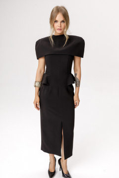 Платье PiRS 6638 черный - фото 5