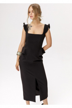 Платье PiRS 6638 черный - фото 2