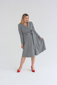 Платье Dolce Forma PLAT-BEL-04_черно-белый - фото 1