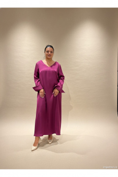 Платье Dolce Forma PLAT-BEL-KOMB-02_слива - фото 2