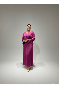 Платье Dolce Forma PLAT-BEL-KOMB-02_слива - фото 1