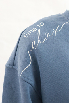 Брюки, джемпер Бобруйсктрикотаж 25744 серо-голубой - фото 2