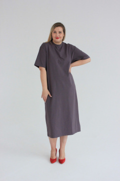 Платье Dolce Forma PLAT-BEL-FOOT-01_антрацитовый - фото 3