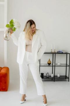 Брюки Dolce Forma BRK-BE-03_белый - фото 1