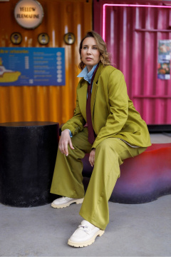 Брюки Dolce Forma BRK-BE-03_горчица - фото 4