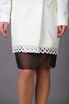 Пиджак Rosheli 1168/3 молочный - фото 5