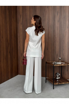 Брюки, жилет Dilana VIP 2104 белый - фото 4
