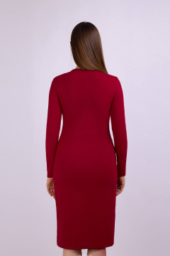 Платье Verally 480-2 темно-красный - фото 2