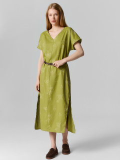 Платье Mark Formelle 152564/25-38271ПП-9 цветы_на_оливковом - фото 1
