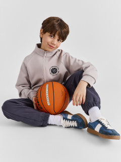 Толстовка Mark Formelle 363358/25-42033П-2 серый_пепел_печать_2_сл_на_пол_2_сл_на_спинке - фото 1