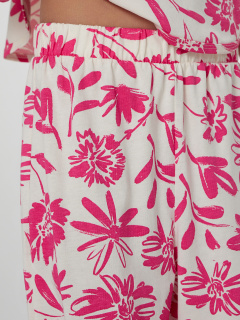 Брюки, топ Mark Formelle 397723/25-39433П-0 розовые_цветы_на_молочном - фото 3