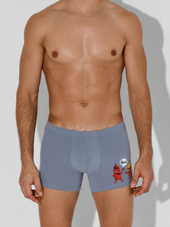 Трусы Mark Formelle 411220-2/25-5402П-5 сизый_картошка_на_затмении_3_сл_1тр_на_ЛВ_дет - фото 1