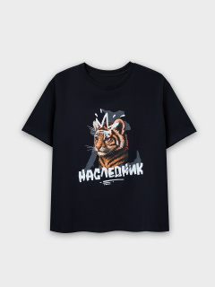 Футболка, шорты Mark Formelle 563327/25-40737ПП-0 черный_тигры_на_черном_3_сл_на_пол - фото 1