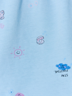 Футболка, шорты Mark Formelle 592536/25-39746ПК-0 голубое_небо_ракушки_на_голубом_3_сл_на_пол - фото 4