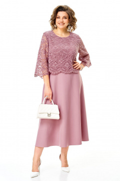 Платье VI ORO VR-1253 пыльная_роза - фото 1