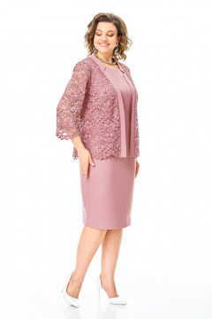 Кардиган, платье VI ORO VR-1254 пыльная_роза - фото 1