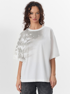 Футболка Mark Formelle 112961/24-29525П-0 белый_печать9_3_сл_на_пол_3_сл_на_ПР_рукаве - фото 3