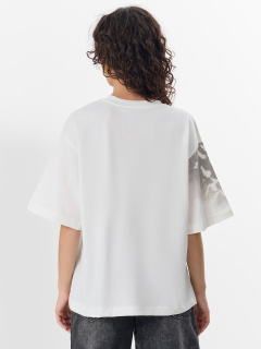 Футболка Mark Formelle 112961/24-29525П-0 белый_печать9_3_сл_на_пол_3_сл_на_ПР_рукаве - фото 4