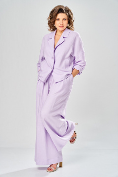 Брюки, жакет Диомант 2158 лиловый - фото 2