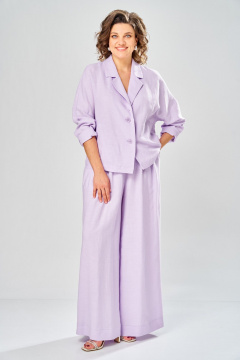 Брюки, жакет Диомант 2158 лиловый - фото 1
