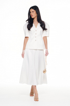 Жакет, юбка KaVaRi 8056.1 белый - фото 5