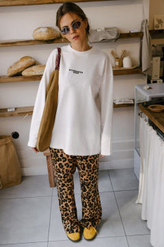 Лонгслив Mirolia 1225-14 кремовый - фото 3