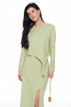 Джемпер, юбка KaVaRi 8058.4 олива - фото 3