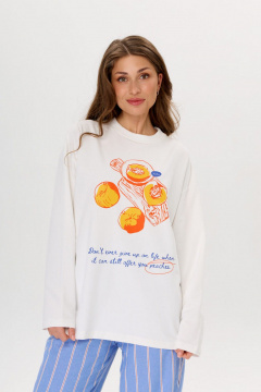 Лонгслив Mirolia 1225-15 кремовый - фото 1