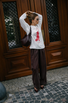 Лонгслив Mirolia 1225-19 кремовый - фото 3