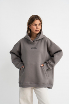 Худи Mirolia 1229-9 цемент - фото 1