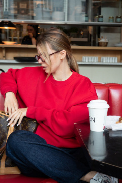 Джемпер Mirolia 1267-5 красный - фото 3