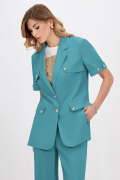 Жакет Bazalini 5037 бирюзовый - фото 2