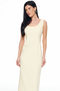 Платье KaVaRi 1145.2 сливочное-масло - фото 3