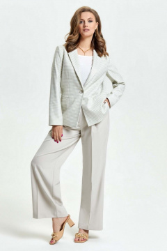 TEZA 2661 хаки_клетка-бежевый