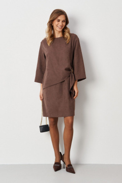 Платье Панда 120980 мокко - фото 2